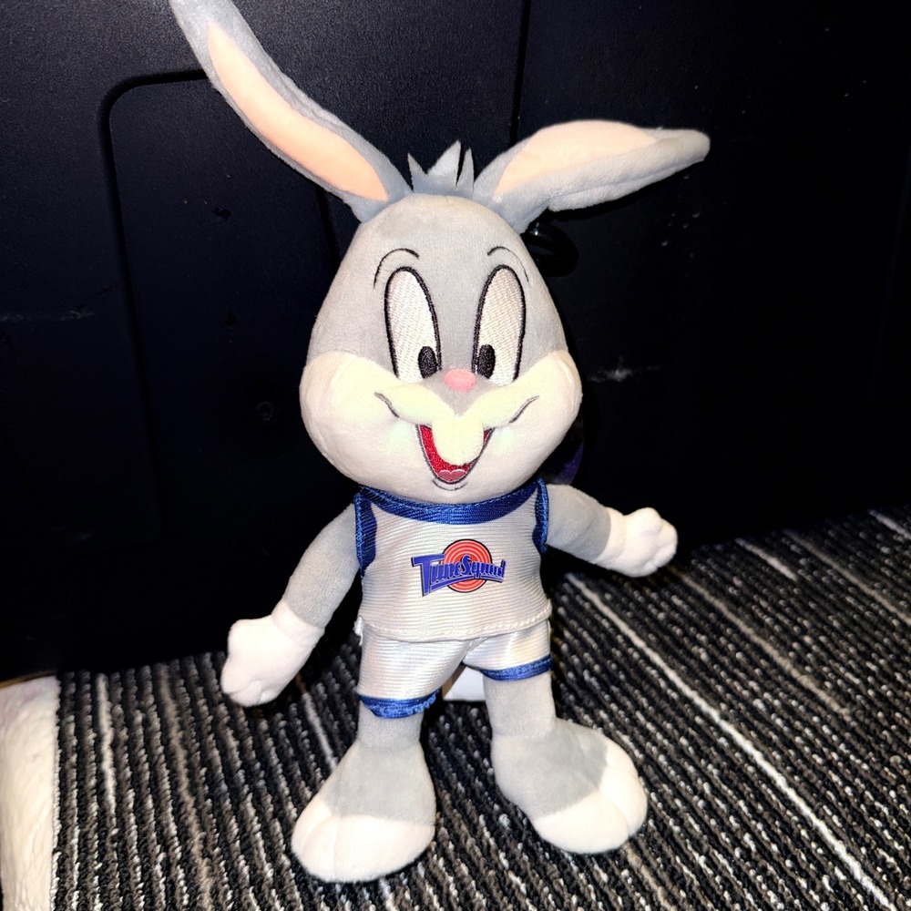 Accessory Innovations Space Jam Plush Kids Gray NEW Bugs Bunny Tune Squad Clip